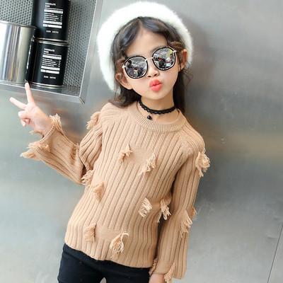 Παιδικό πουλόβερ για τα κορίτσια σε τρία χρώματα