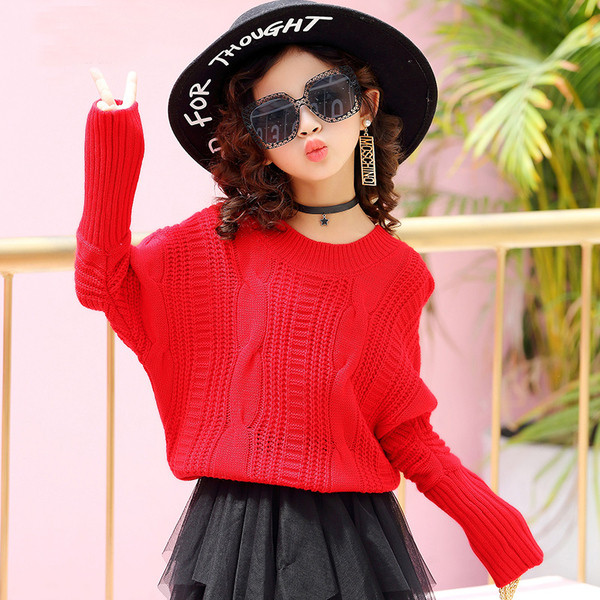 Pulover elegant pentru copii pentru fete cu panglică