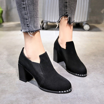 Mocasini moderni de dama din piele intoarsa ecologica in trei culori