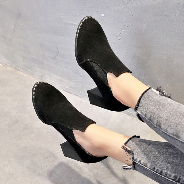 Mocasini moderni de dama din piele intoarsa ecologica in trei culori