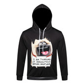 Hanorac barbatesc cu aplicare 3D in mai multe modele