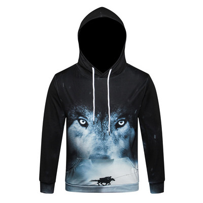 Hanorac barbatesc cu aplicare 3D in mai multe modele