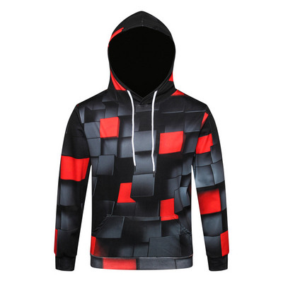 Hanorac barbatesc cu aplicare 3D in mai multe modele