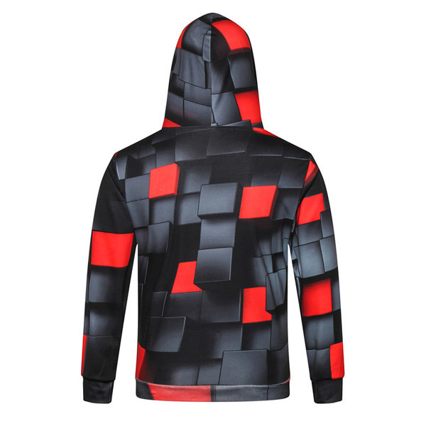 Hanorac barbatesc cu aplicare 3D in mai multe modele