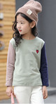Παιδική μπλούζα με κεντήματα για κορίτσια