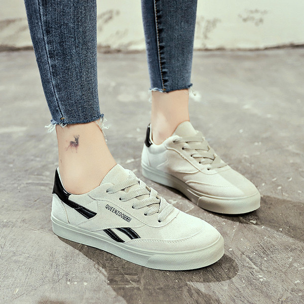 Adidasi de dama din piele intoarsa ecologica in trei culori potriviti pentru utilizarea de zi cu zi