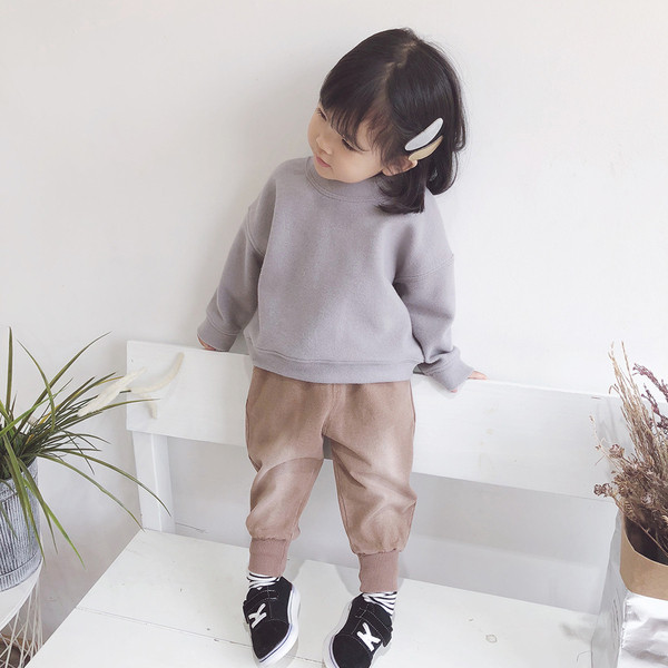 Pulover moale pentru fete pentru copii in mai multe culori