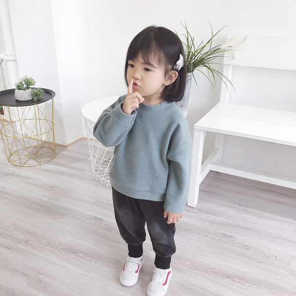 Pulover moale pentru fete pentru copii in mai multe culori