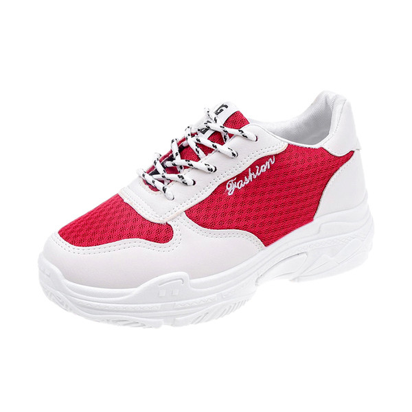 Model casual de adidasi dama cu talpa inalta in trei culori