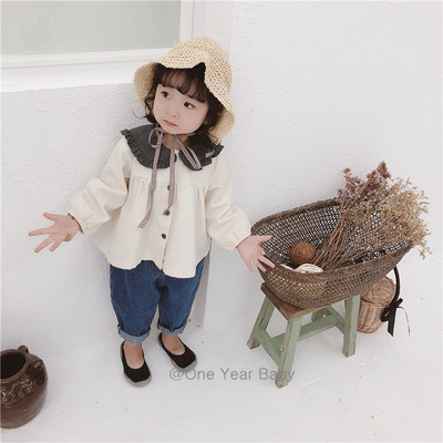 Cămașă modernă pentru copii cu nasturi în două culori