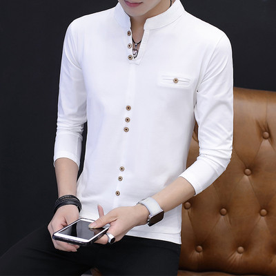 Мъжка блуза в два модела с копчета