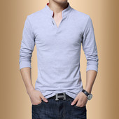 Ανδρική μπλούζα με ντεκολτέ σε σχήμα V σε διάφορα χρώματα