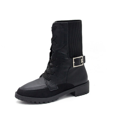 ΝΕΕΣ γυναικείες μπότες με χοντρά πέλματα σε μαύρο χρώμα