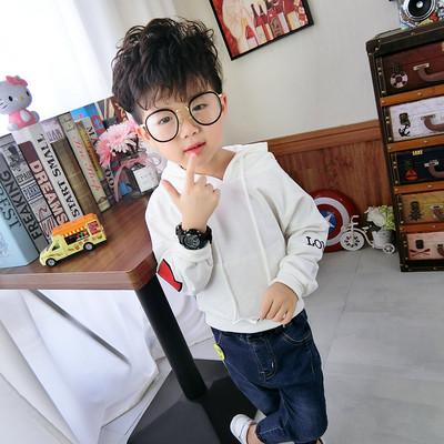 Παιδικό αθλητικό φούτερ με κουκούλα για αγόρια σε τρία χρώματα