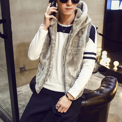 Vesta moale pentru barbati in mai multe culori cu gluga