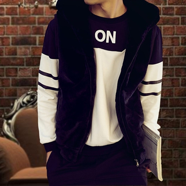 Vesta moale pentru barbati in mai multe culori cu gluga