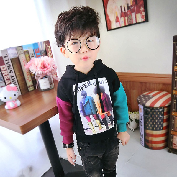 Hanorac pentru copii sport de iarna cu gluga pentru baieti