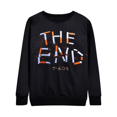 Bluze colorate pentru bărbați cu imprimare 3D și inscripție