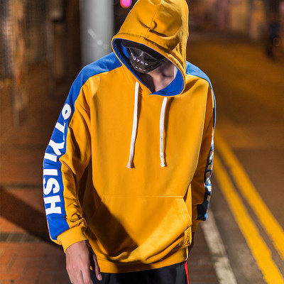 Ανδρικό φούτες ευρύ μοτίβο με επιγραφή