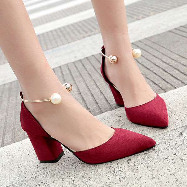 Elegáns női cipő öko velúrból, négy színben