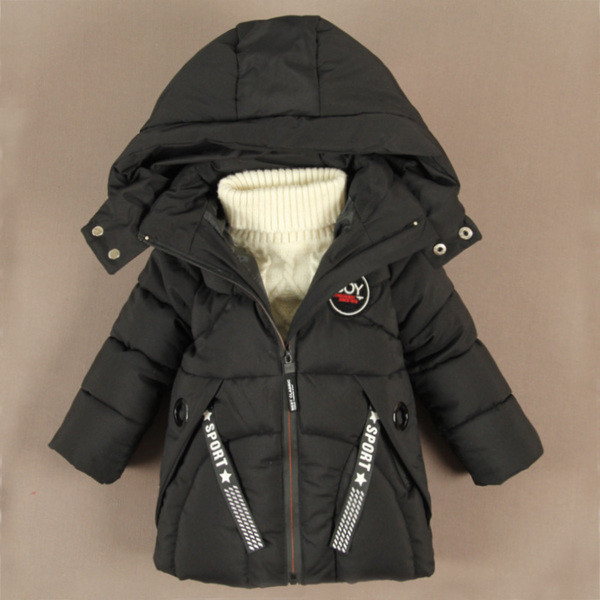 Модерно детско яке за момчета с качулка - четири цвята