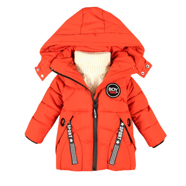 Модерно детско яке за момчета с качулка - четири цвята