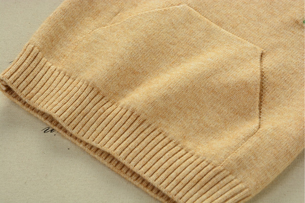 Pulover de iarna pentru copii modern cu gluga in doua culori