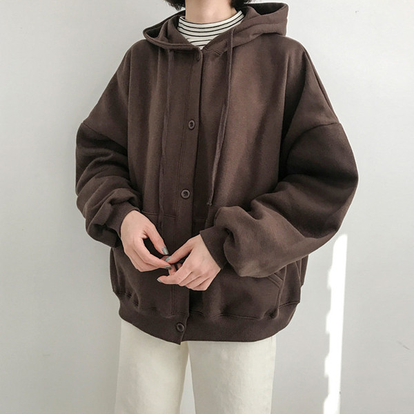 Дамски суичър - широк модел в два цвята