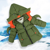 Νέο  παιδικό μπουφάν για αγόρια  με 3D εκτύπωση  στη κουκούλα - τέσσερα χρώματα