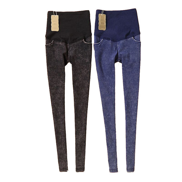 Ежедневни дънки за бременни жени в два цвята - Slim модел