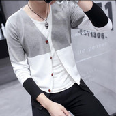 Актуална мъжка жилетка в три цвята с копчета