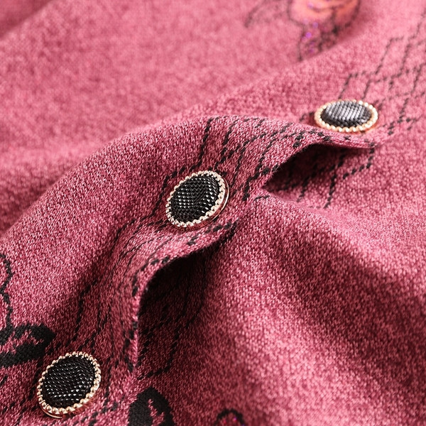 Γυναικεία ζακέτα με φυτικά μοτίβα σε πέντε χρώματα