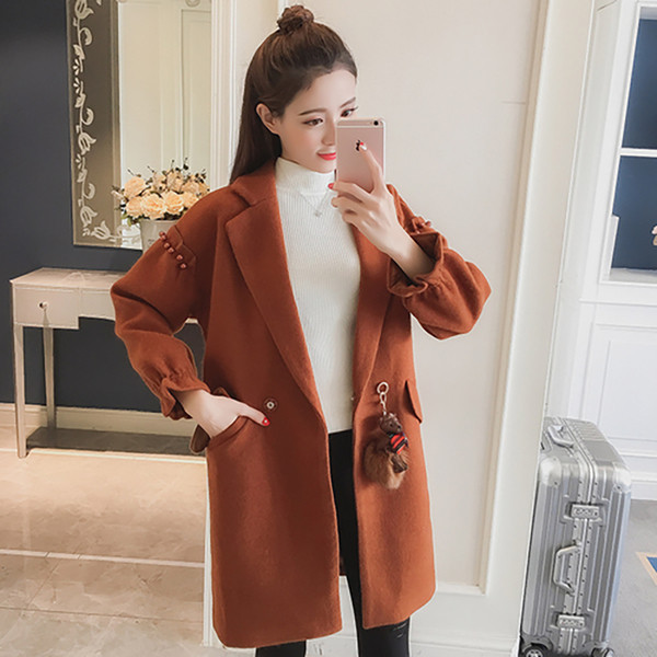 Palton de dama actual cu buzunare in doua culori