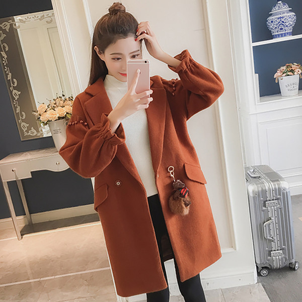 Palton de dama actual cu buzunare in doua culori