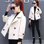 ΝΕΟ Μοντέρνο γυναικείο παλτό κοντό μοντέλο σε διάφορα χρώματα