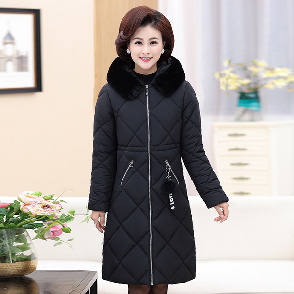 Модерно дълго дамско яке с качулка в четири цвята