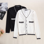 Cardigan de dama model nou cu buzunare in doua culori