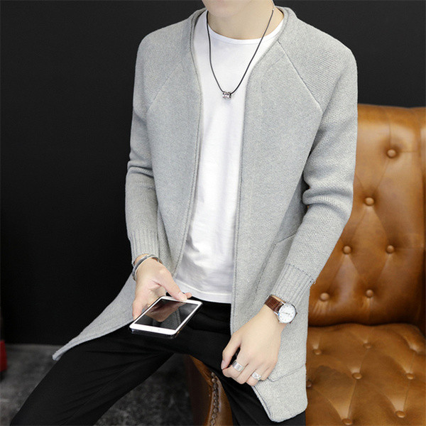 Елегантна мъжка дълга жилетка в няколко цвята