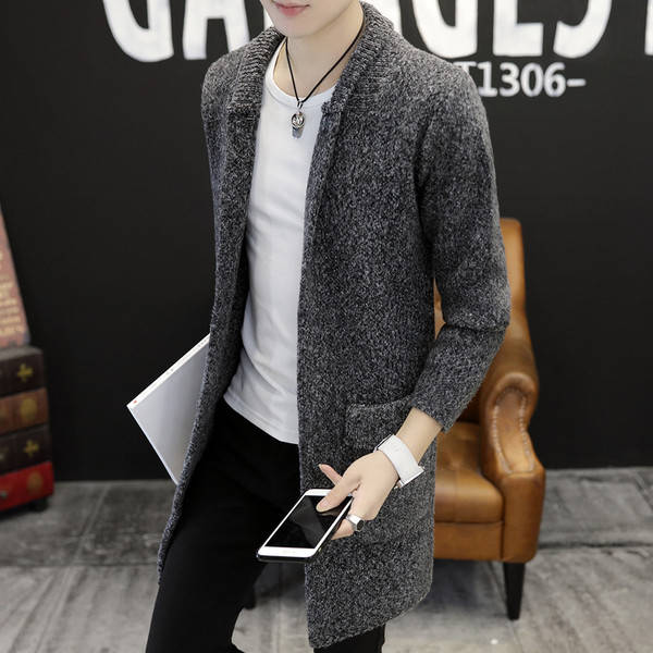 Елегантна мъжка дълга жилетка в няколко цвята