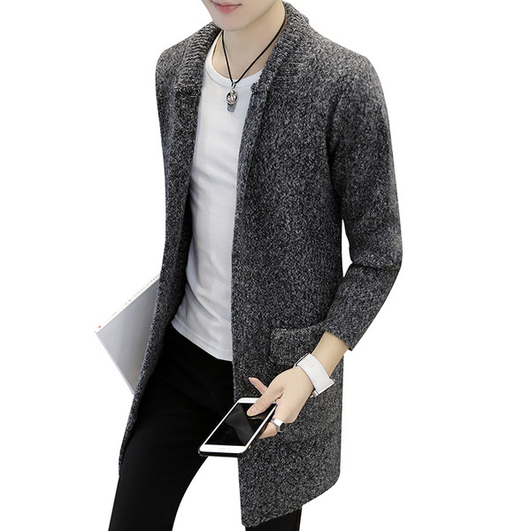 Елегантна мъжка дълга жилетка в няколко цвята