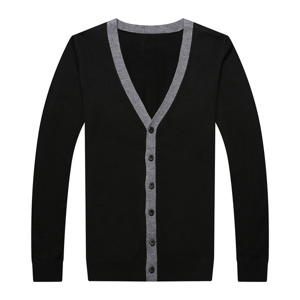 Ежедневна мъжка жилетка в черен цвят