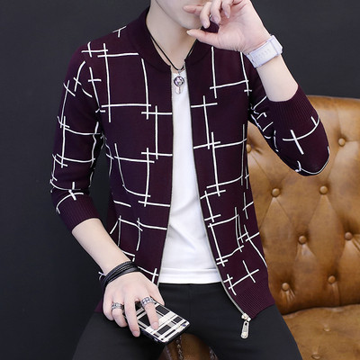 Актуална мъжка жилетка с цип в четири цвята