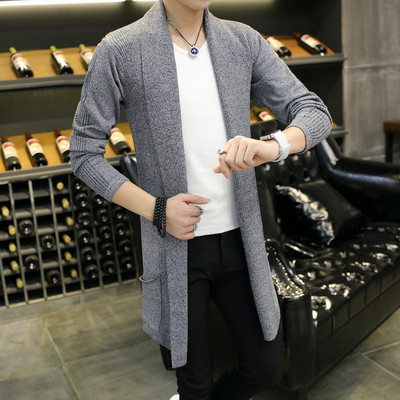 Eлегантна дълга мъжка жилетка в няколко цвята