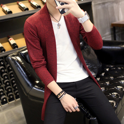 Eлегантна дълга мъжка жилетка в няколко цвята