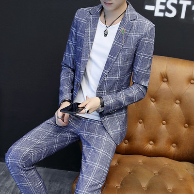 Спортно-елегантен мъжки костюм от три части в няколко модела