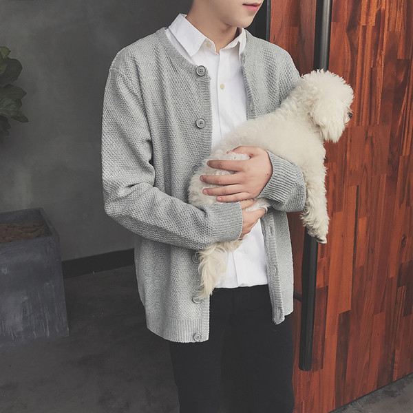 Модерна есенна мъжка жилетка в три цвята