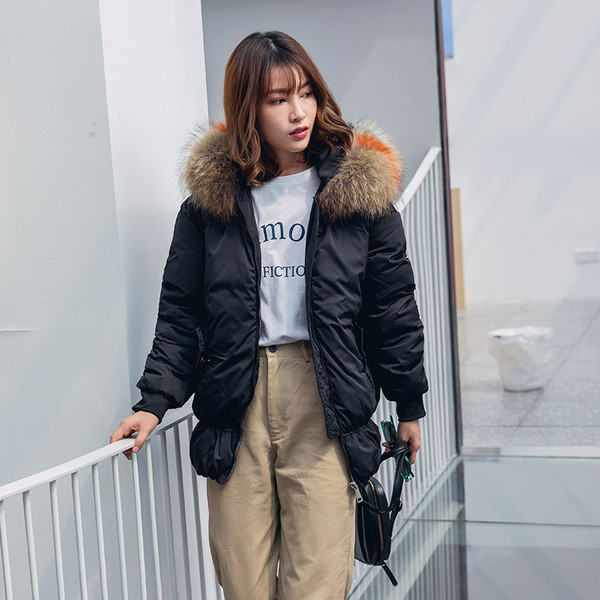 Jachetă modernă de damă în alb și negru