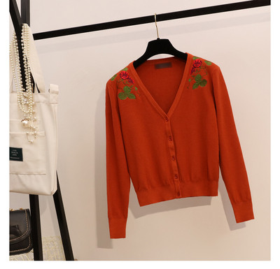 Актуален модел дамска жилетка с бродерия в няколко цвята