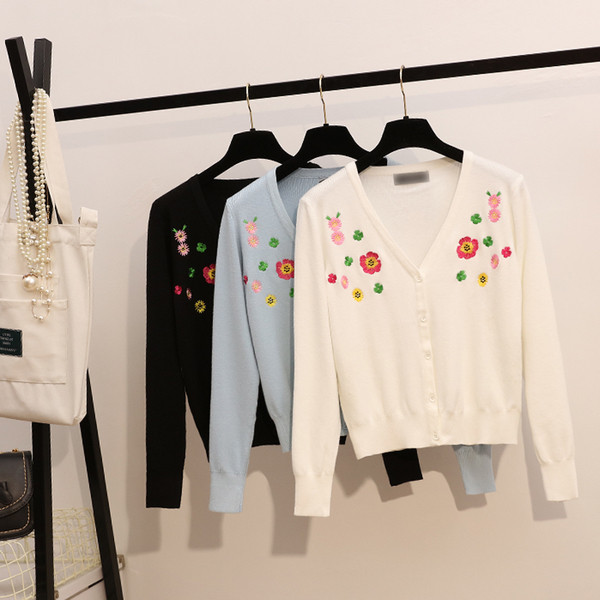 Vesta moderna de dama cu motive florale in cinci culori