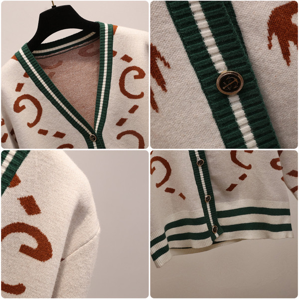 Vesta de dama moderna cu decolteu in V si nasturi in trei culori